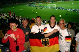 "Fussballexperten" aus dem Kreis Limburg beim WM-Endspiel 2002: Deutschland-Brasilien